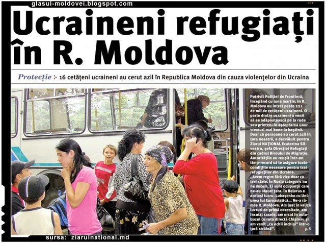 Aproape 1.5 mii de ucraineni au solicitat şedere în Moldova