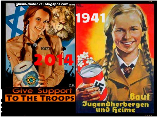 Propaganda inspirata din propaganda nazista