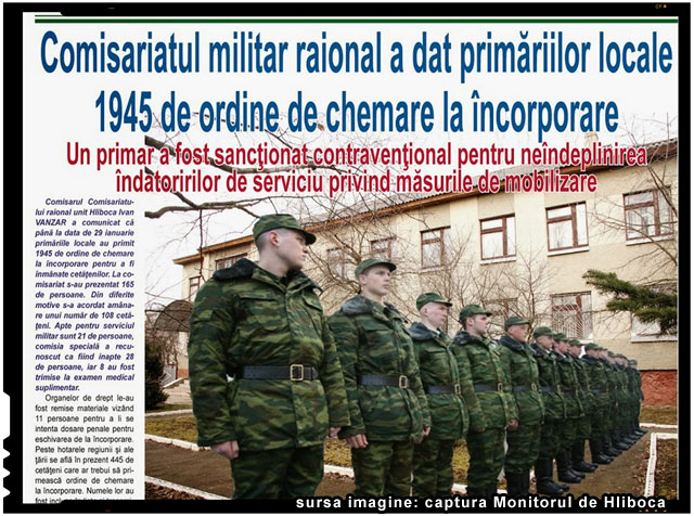 In Ucraina a fost aprobată legea cu privire la mobilizarea parţială, imagine: Monitorul de Hliboca