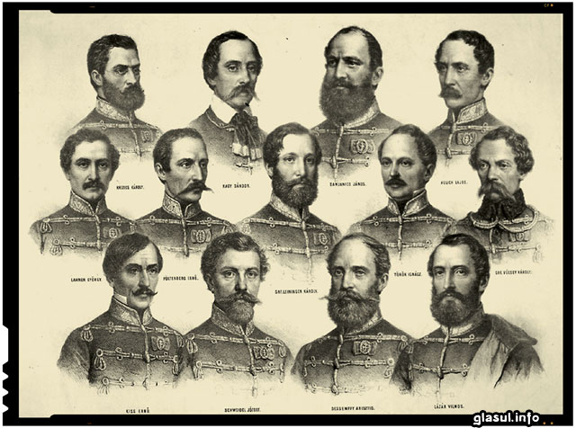 Ce reprezintă cei „13 generali maghiari din revoluţia de la 1848 – 1849” pentru români?