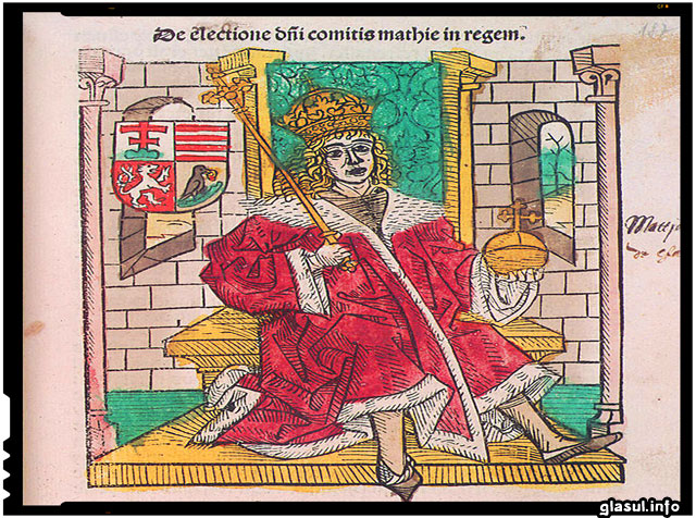 La 23 februarie 1443 se năștea Matia Corvin, unul dintre cei mai mari regi ai Ungariei