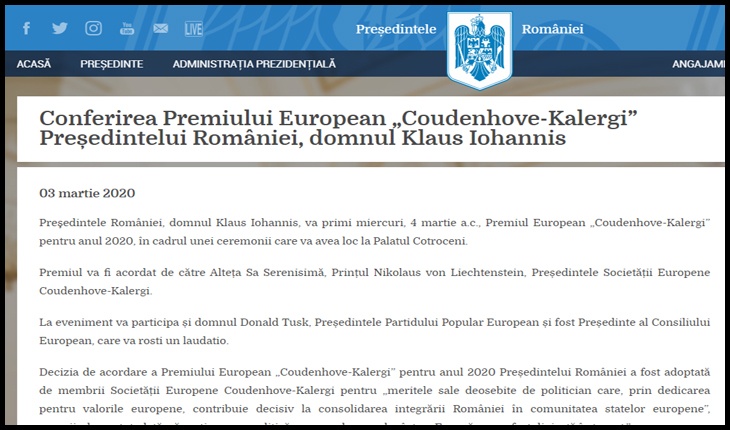 Planul Kalergi Continu N Rom Nia Dup Emil Constantinescu I