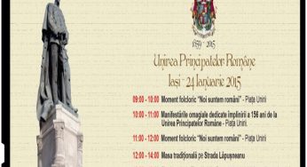 24 ianuarie 2015 – Program evenimente Iași