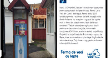 Cumpara produse romanesti ! #Saptamana 10 : Ferma Lacto Vest din Curtici
