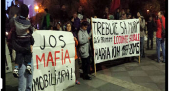 Protest impotriva mafiei imobiliare. Klaus Iohannis numit de protestatari “un mic mafiot imobiliar”