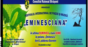 Festivalul Internaţional de Muzica şi Poezie „Eminesciana” ediţia a XXX-a, in Republica Moldova