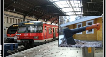 Un imigrant afgan a atacat cu toporul pasagerii unui tren in Germania
