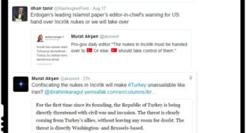 Se ingroasa gluma! Turcia ameninta ca daca nu i se vor ceda armele nucleare de la Incirlik si le va lua singura