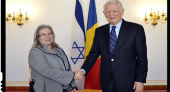 Teodor Meleșcanu, ministrul afacerilor externe, a intalnit-o azi pe ambasadoarea statului Israel