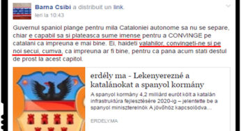 Csibi Barna vrea ca romanii sa plateasca pentru a-i convinge pe unguri sa renunte la gandurile de autonomie