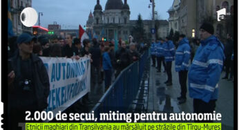 Jandarmeria Româna dezvaluie masinatiunile UDMR: “Am fost chemați de organizatorul Czirmay Zoltán să-i îndepărtăm pe stegari”