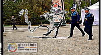 De ce fug romanii din tara? Doi politisti au pus un satean sa sasaie ca sarpele!