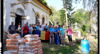 Solidaritate ortodoxa: biserica din comuna Mihaileni, judetul Botosani, consolidata de Frăția Ortodoxă Sfântul Mare Mucenic Gheorghe