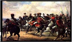 Oastea lui Mihai Viteazul – pictură de Gheorghe Tatarescu