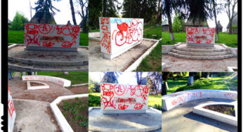 Antiromânism la Miercurea Ciuc: Cimitirul Eroilor din localitate a fost vandalizat!