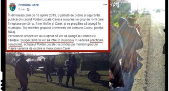 Primăria Carei descurajează cerșetoria interzicând intrarea romilor în municipiu