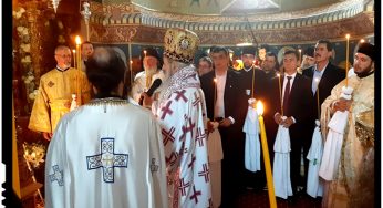 George Simion și primarul Iașului, prezenți la resfințirea bisericii de la Mănăstirea Vlădiceni