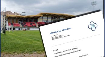 Partidul S.O.S. România reacționează în scandalul momentului legat de inaugurarea stadionului de la Miercurea Ciuc