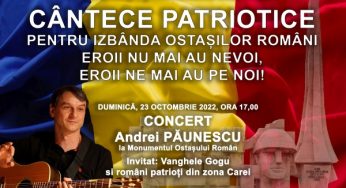 Andrei Păunescu revine la Carei pentru spectacolul patriotic organizat de Ziua Eliberării
