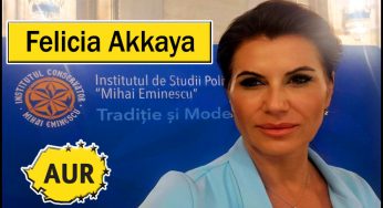 După Fritz, Clotilde Armand și Allen Coliban, AUR o propune la europarlamentare pe Akkaya Felicia?