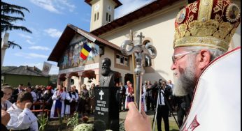 Iustin, Episcopul Maramureșului și Sătmarului, a binecuvântat bustul preotului mărturisitor Florea Mureșanu
