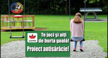 S-a amenajat un parc de joacă pentru “reducerea riscului de sărăcie”? S-a întâlnit hoțul cu prostul?