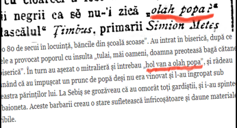 La 6 Noiembrie 1918 pr. Ioan Coman din Sita Buzăului este condamnat la moarte prin spânzurătoare, pentru trădare de “patrie”, după trei ani de temniţă în Ungaria