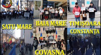 Urmașii refugiaților au stat în frig la proteste la nivel național pentru a-și cerși drepturile? RUȘINE CIOLACU!