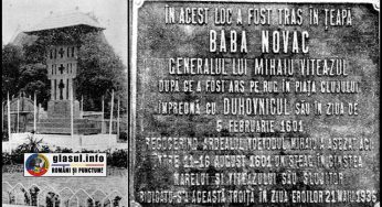 La 21 Mai 1936 a fost ridicată la Cluj o troiță în memoria lui Baba Novac