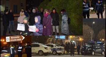 Câtă “armată” desfășurată pentru câțiva părinți și copii la Carei! Atitudinea de intimidare a poporului trebuie la un moment dat să se oprească!