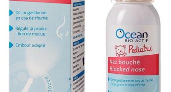 Spray-ul cu apa de mare este ideal pentru nasul copiilor