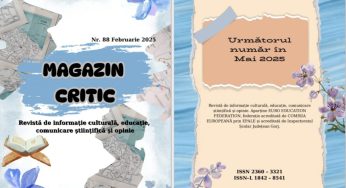 EDIȚIE SPECIALĂ ANIVERSARĂ! A apărut numărul 88 al revistei MAGAZIN CRITIC