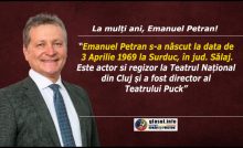 La mulți ani actorului și regizorului Emanuel Petran!