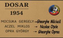 25 Aprilie 1954 - O situaţie aproape incredibilă, numele unor români decedați maghiarizate pe adeverințele de înhumare