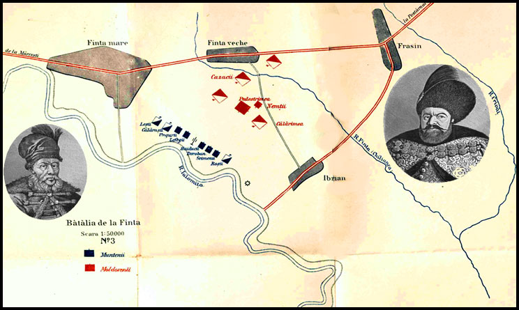 17 Mai 1653 - Are loc Bătălia de la Finta, între armata moldoveană condusă de Vasile Lupu şi cea munteană, condusă de Matei Basarab