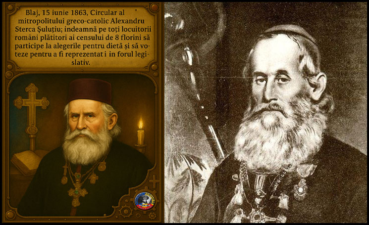 15 iunie 1863 - Mitroplitul român greco-catolic Alexandru Sterca Şuluţiu refuza 𝐨𝐟𝐞𝐫𝐭𝐞𝐥𝐞 𝐩𝐨𝐥𝐢𝐭𝐢𝐜𝐞 𝐦𝐚𝐠𝐡𝐢𝐚𝐫𝐞 𝐜𝐚𝐫𝐞 𝐜𝐨𝐧𝐭𝐫𝐚𝐯𝐞𝐧𝐞𝐚𝐮 𝐥𝐮𝐩𝐭𝐞𝐢 𝐧𝐚ț𝐢𝐨𝐧𝐚𝐥𝐞