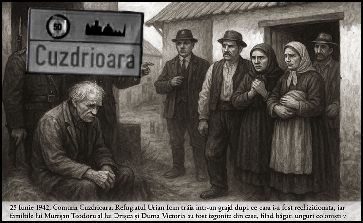 25 Iunie 1942 - Cum se petrecea colonizarea cu unguri a unei comune din Cluj prin deposedarea de locuințe a românilor