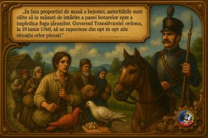 19 Iunie 1760 - În faţa proporţiei de masă a bejeniei, Guvernul Transilvaniei e silit să ia măsuri de întărire a pazei hotarelor spre a împiedica fuga ţăranilor