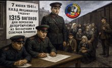 La 7 iunie 1941, NKVD al RSS Moldovenești a cerut 1315 vagoane pentru transportul deportaților din Basarabia si Nordul Bucovinei