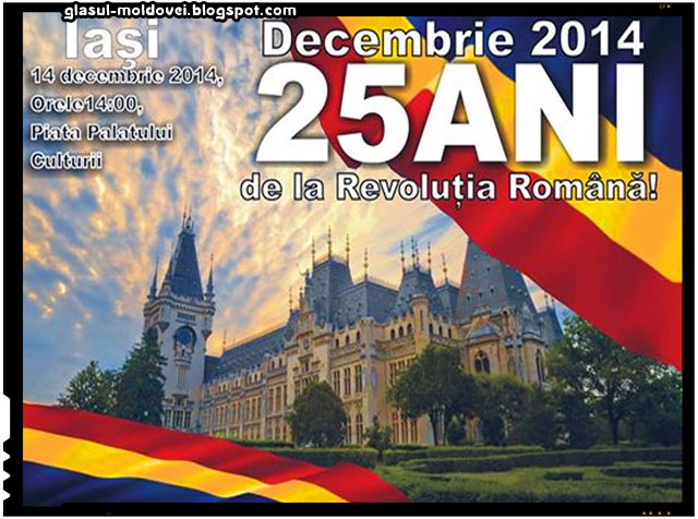 La Iasi va avea loc comemorarea a 25 de ani de la evenimentele din decembrie ’89