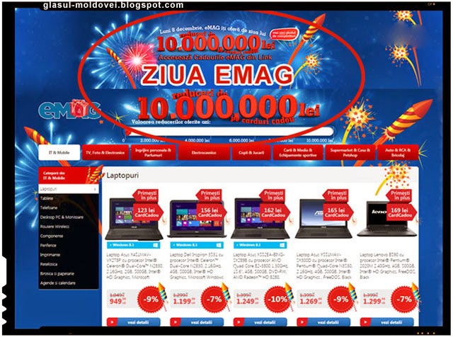 Ziua eMAG , reduceri de 10.000.000 de lei