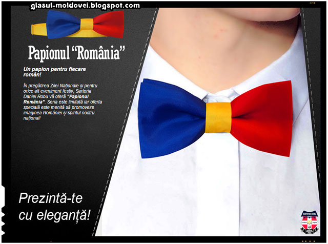 O idee originala, papionul tricolor