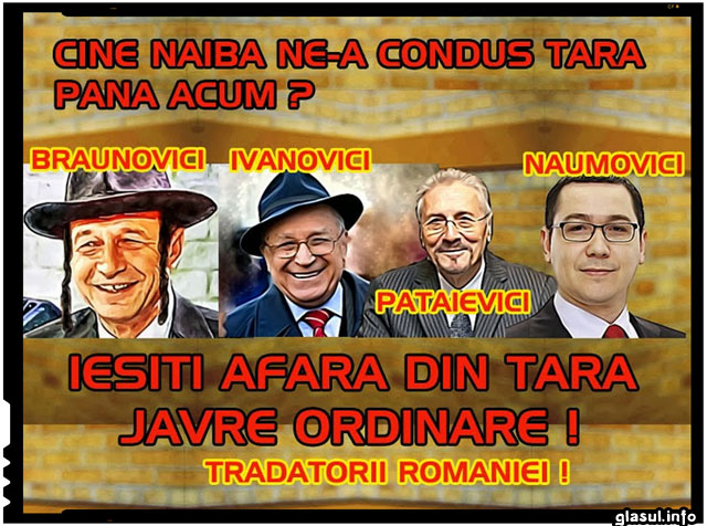 Afara din tara javre ordinare!