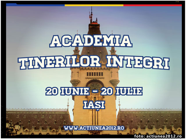 Actiunea2012 a lansat programul de voluntariat ACADEMIA TINERILOR INTEGRI