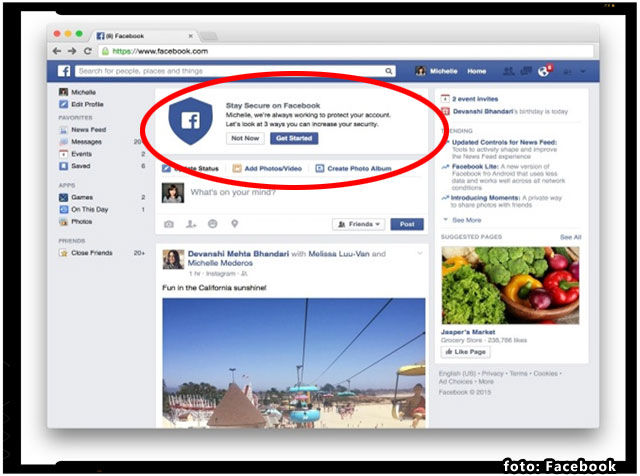 Facebook a lansat o noua unealta de verificare pentru a proteja securitatea conturilor utilizatorilor