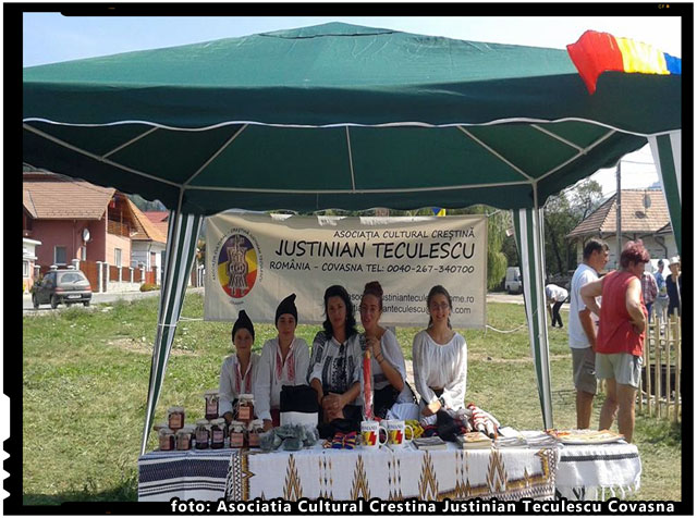 Asociatia Cultural Crestina Justinian Teculescu a organizat duminica, 30 august, Targul traditional de vara