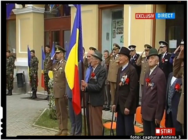 Grav abuz antiromanesc al UDMR! Primaria Sfantu Gheorghe a refuzat arborarea Drapelului Romaniei la implinirea a 71 de ani de la eliberarea orasului Sfantu Gheorghe, foto: captura Antena 3