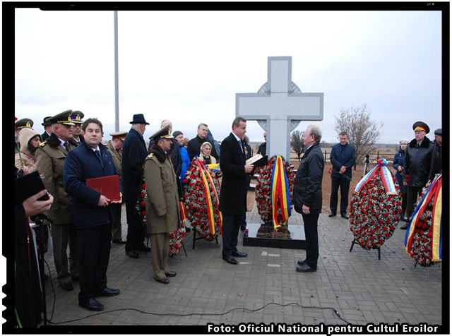 Inaugurarea Cimitirului de Onoare dedicat militarilor romani cazuti la Stalingrad