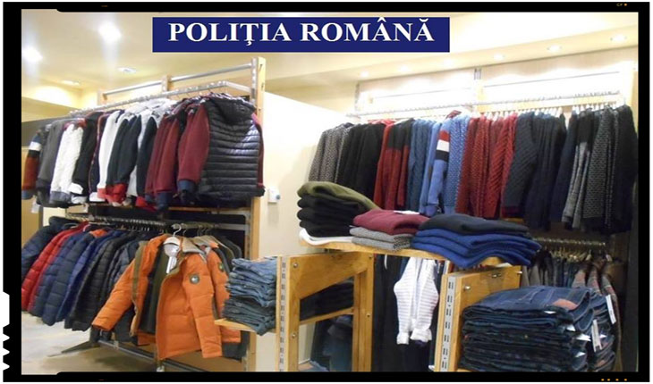 Atentie! Haine false in mall-urile din Romania! Politia romana a desfasurat actiuni pentru prevenirea si combaterea pirateriei