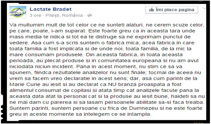 Je suis Lactate Bradet! De azi voi boicota Auchan!